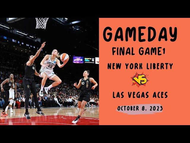 WNBA FINAL 2023 - GAME 1 |  New York Liberty vs Las Vegas Aces | October 8, 2023