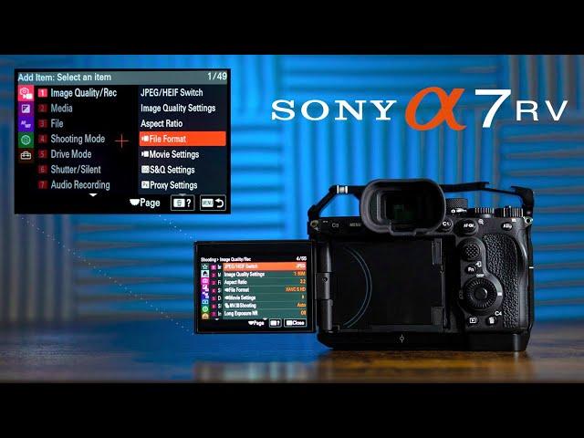 Sony A7RV - Menu Walk Through and Setup Guide