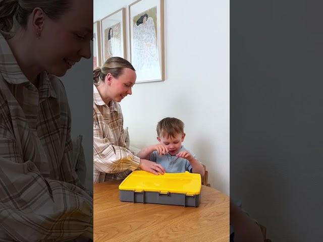 DIY Sandbox at Home ️ Genius Parenting Hack! #easy #parenting #educationaltoys