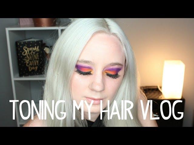 Toning with Fanola No Yellow No Orange Products Vlog