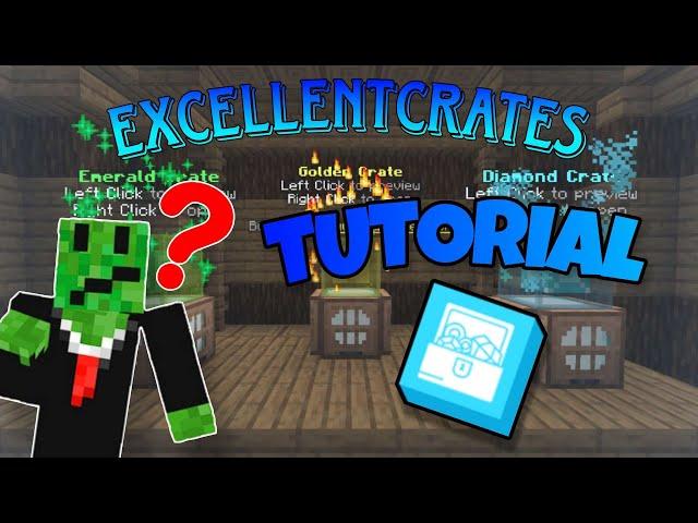 BEST FREE Crates Plugin YOU Should Be Using Right NOW - ExcellentCrates TUTORIAL