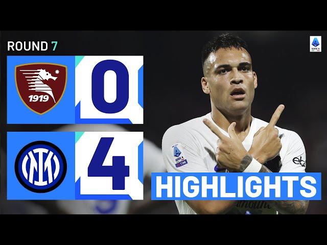 Salernitana-Inter 0-4 | Lautaro scores four in 30 minutes: Goals & Highlights | Serie A 2023/24