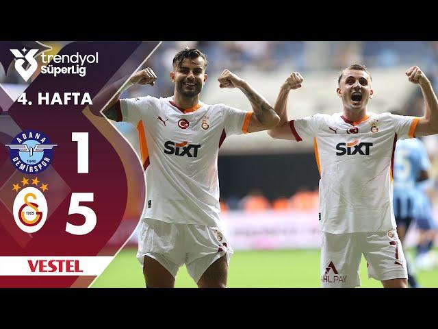 Vestel | Adana Demirspor (1-5) Galatasaray - Highlights/Özet | Trendyol Süper Lig - 2024/25