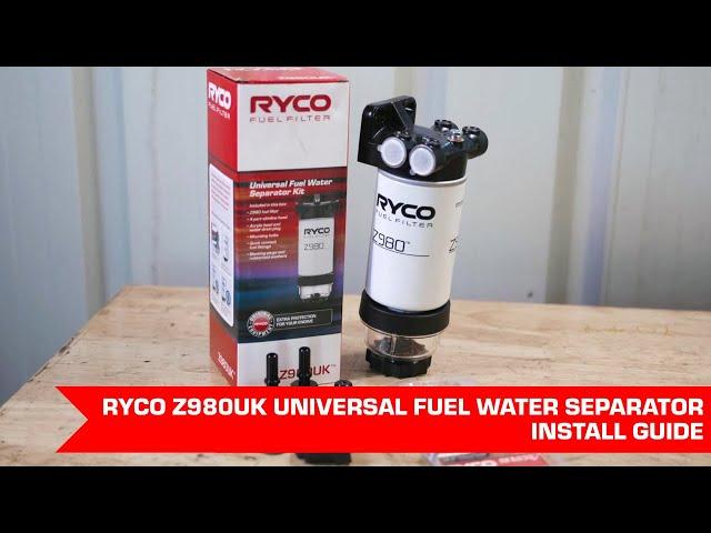 Ryco Z980UK Universal Fuel Water Separator Installation