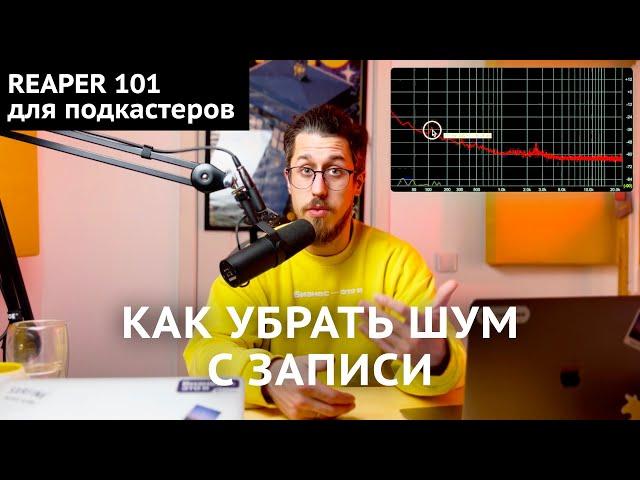 Как убрать шум с записи голоса | REAPER 101 | Урок 5