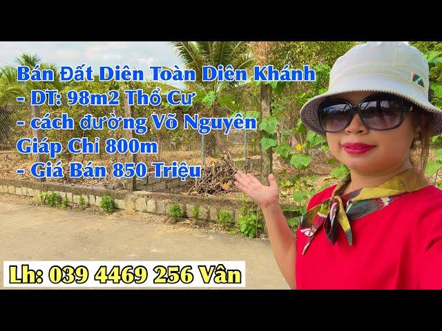 Bán đất xã Diên Toàn huyện Diên Khánh - Bán Đất Nha Trang
