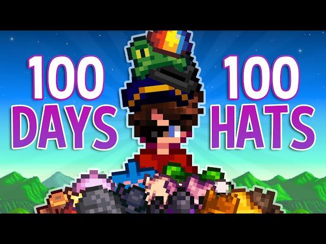 100 Days to find Every Hat in Stardew Valley