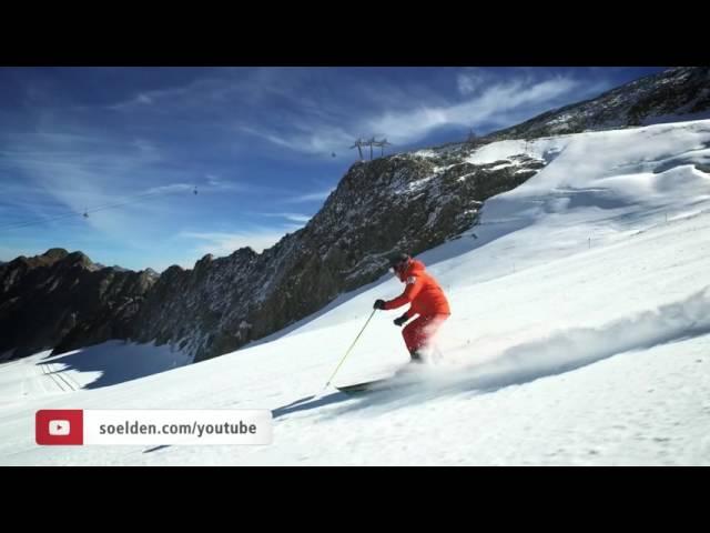 Skifahren am Gletscher in Sölden - dem Hotspot der Alpen!