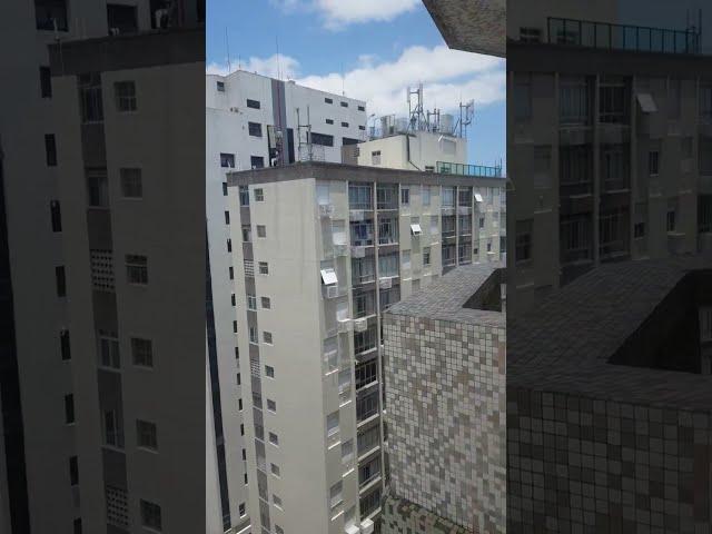 Venda Apartamento com VISTA mar Lateral e VARANDA NA ORLA DA PRAIA DE APARECIDA EM SANTOS #SHORTS