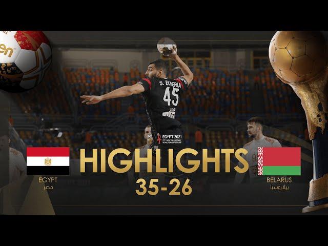 Highlights: Egypt - Belarus | Main Round | 27th IHF Men's Handball World Championship | Egypt2021