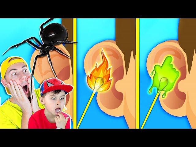 ЭВОЛЮЦИЯ ЧИСТКИ УШЕЙ Максимальный уровень Earwax Clinic | ИГРАЗАВР