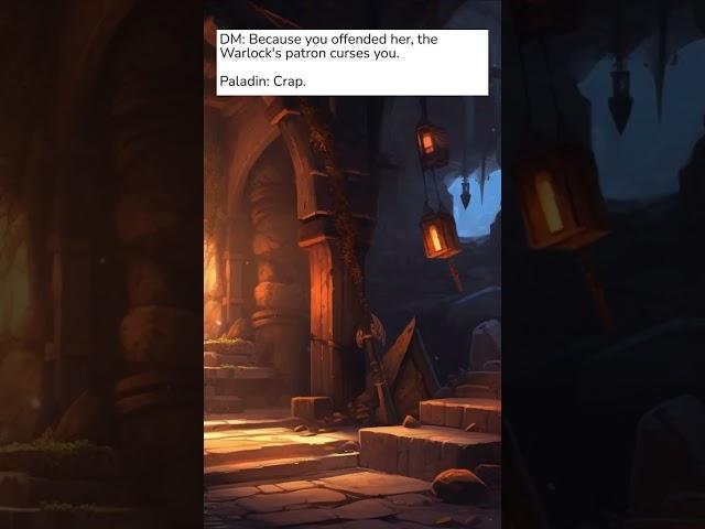 Warlock Patron Curses the Paladin - D&D Legendary Moments
