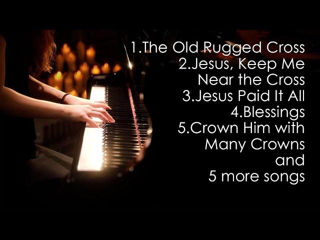 10 Easter Praise Songs - Piano by Sangah Noona with Lyrics