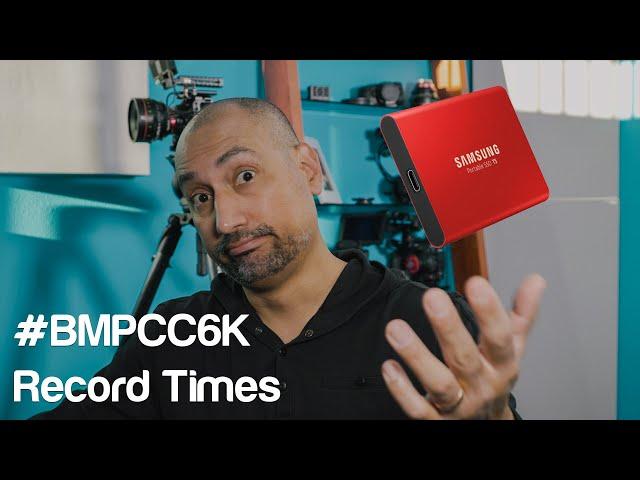 BMPCC6K - How Much Recording Time Can You Expect When Shooting in 6K RAW on the Samsung T5 1TB SSD?