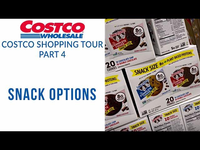 Costco grocery tour by naturopathic doctor part 4 - Snacks