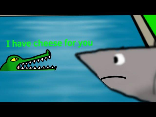 Shark Puppet Vs. Alligator Animated