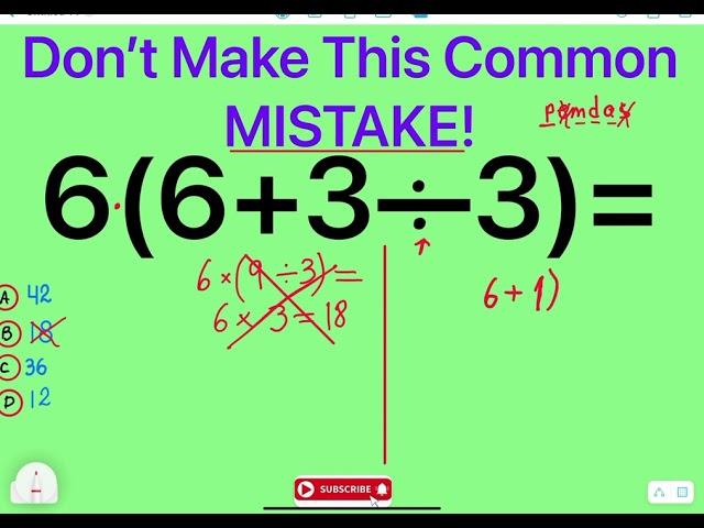 DO NOT DO THIS COMMON MISTAKE!