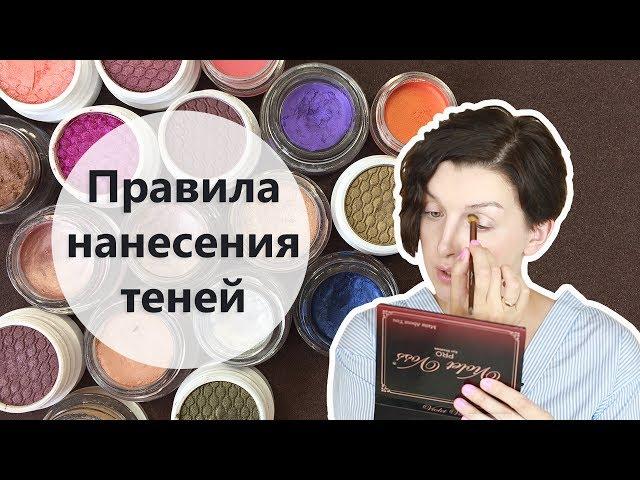 Как правильно наносить тени