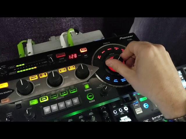 Pioneer RMX 1000 with Denon DJ X1800 Prime Mixer