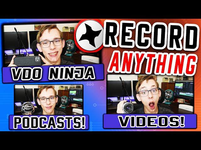 ULTIMATE VDO Ninja Tutorial - Record High Quality Group Videos