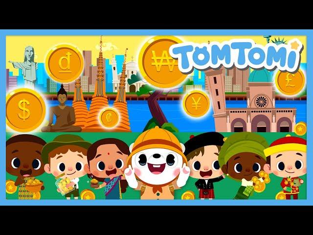 World Currency Song | Currencies Around The World | Money Song | Kids Song | TOMTOMI