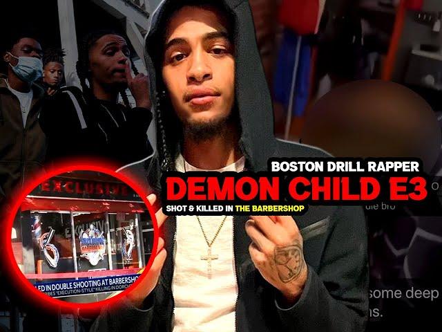 Boston Drill Rapper "Demon Child E3" Sh0t & K!lled Inside Of A Barbershop!!