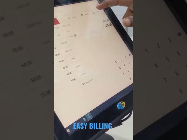 TOUCH BILLING MACHINE
