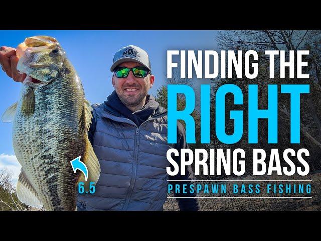 HOW to Find the RIGHT Bass! – Prespawn Bass Fishing