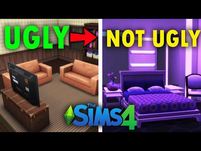 Why Your Rooms are UGLY - Sims 4 Decorating Tips & Tricks