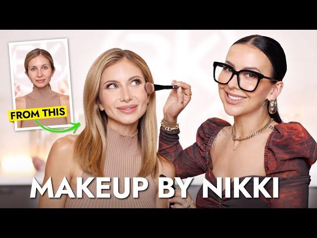 NIKKI LA ROSE Does My Makeup Using Her New Brushes!