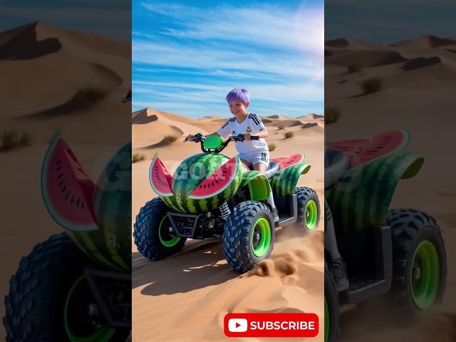 Messi steals Ronaldo's Son's Watermelon Camel. What will Ronaldo do? #ronaldo #football #messi