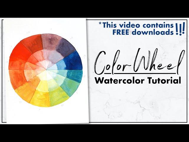 How to paint a color wheel and what you learn from it!