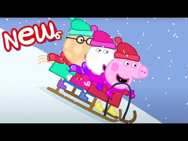 Peppa Pig in Hindi - The Snow Monster - द स्नो मॉन्स्टर - हिंदी Kahaniya - Hindi Cartoons for Kids