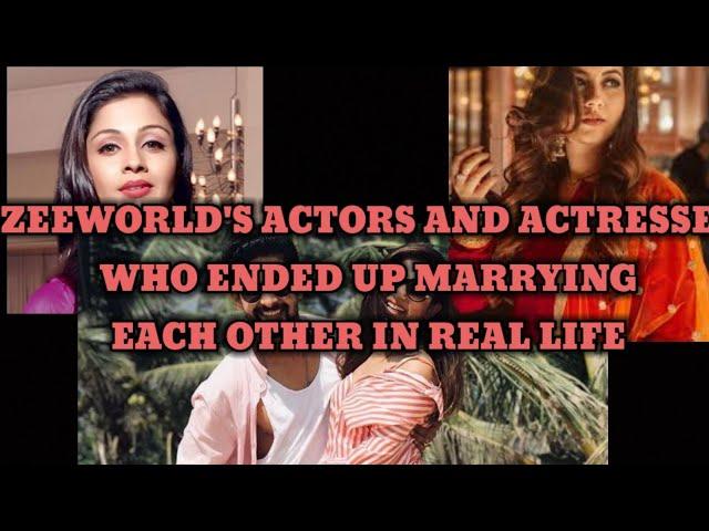 Zeeworld's Actors and Actresses who ended up marrying each other in real life!!