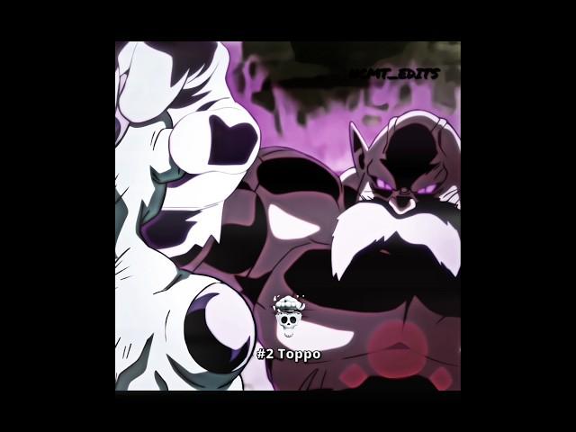 Ranking of the 5 most powerful fighters in universe 11  #goku #jiren #dbz #dbs #skulledit