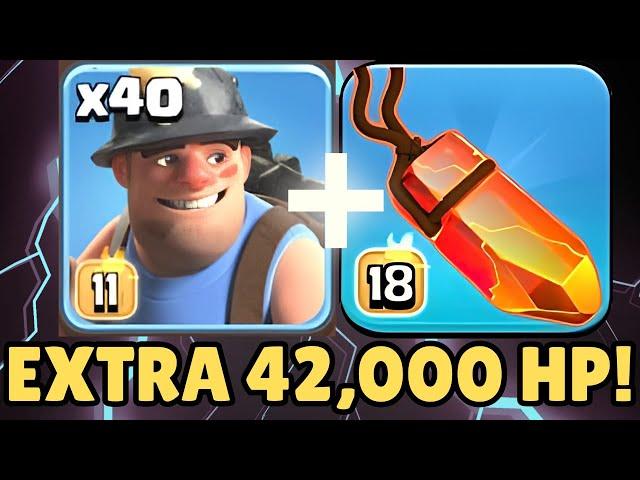 42,000 EXTRA HP?! MASS MINERS Are UNSTOPPABLE! | Clash of Clans