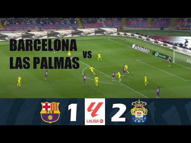 Barcelona vs Las Palmas 1-2 | 2024 LaLiga | Match Highlights