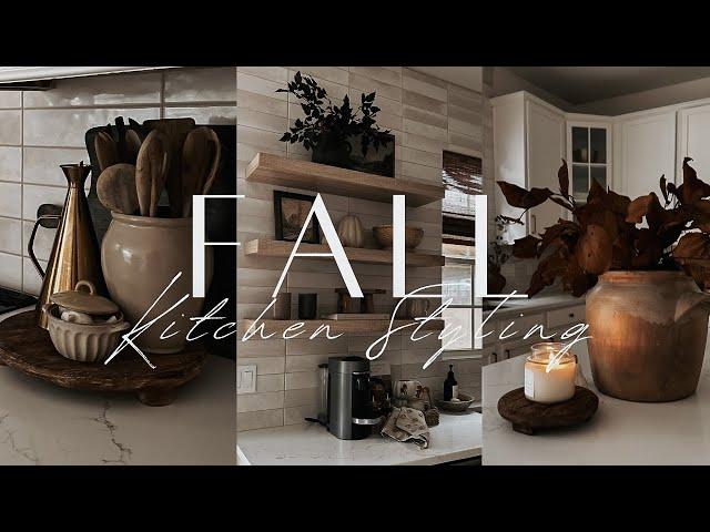 Fall 2024 Kitchen Decorate With Me | Styling Ideas |