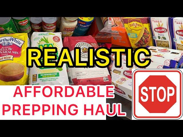 PREPPER HAUL THAT IS AFFORDABLE  #preppingonabudget #prepperpantry