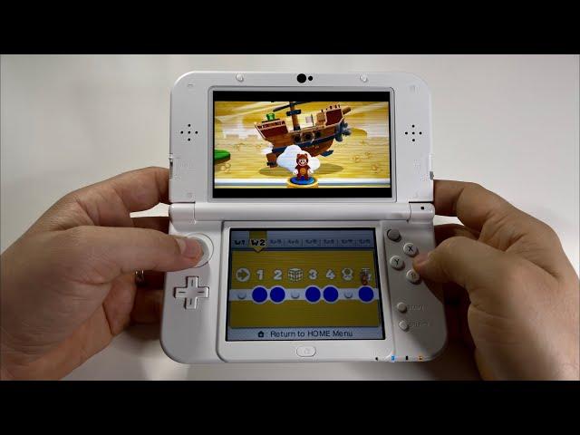 Super Mario 3D Land | The New Nintendo 3DSXL handheld gameplay