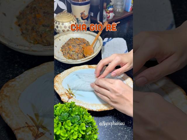 Chả giò rế #food #cooking #ngocphainau #nauan #monngon #amthuc #monngonmoingay