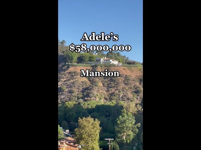 Adele! Most Expensive Luxury Mansion #shorts #adele #celebnews #realestate