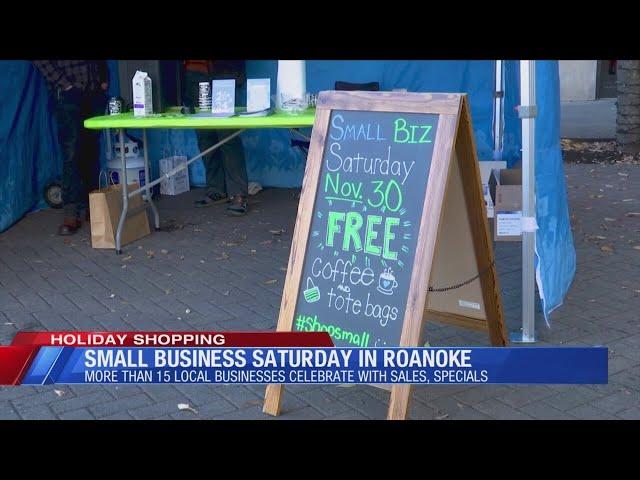 Small business Saturday in Downtown Roanoke