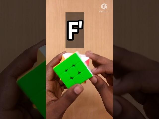Rubik's cube notations for Beginners.