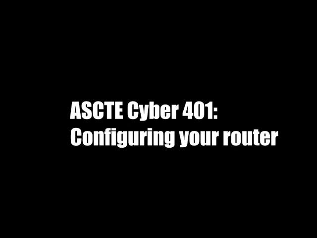 02 router config