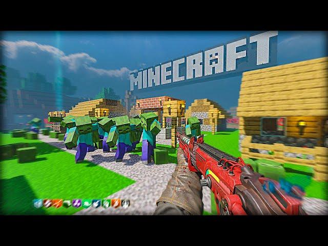 This ICONIC Minecraft Zombies Map Got EVEN BETTER... (Black Ops 3)