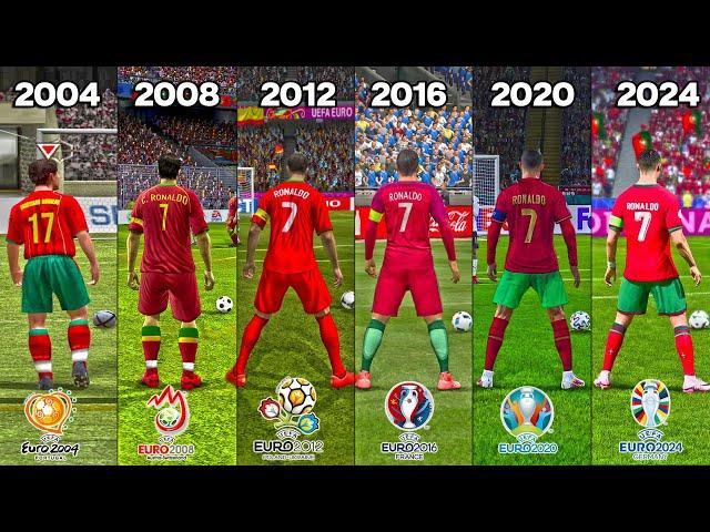 CRISTIANO RONALDO Free Kicks | UEFA Euro From 2004 to 2024