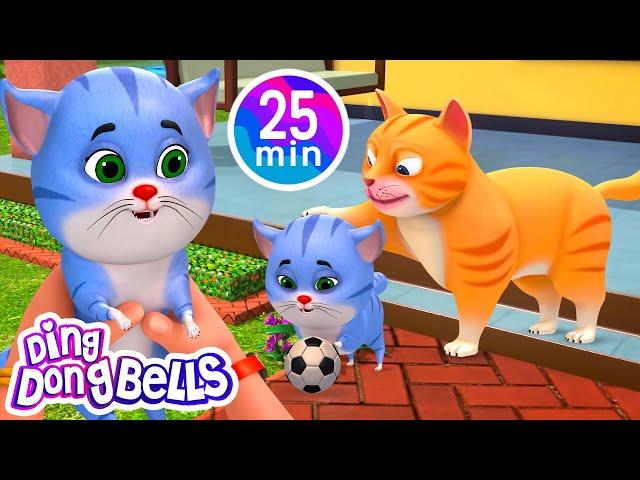 Meow Meow Billi Karti Ver 3 + More Popular Hindi Rhymes Kids | Hindi Baby Songs for Toddler Learning