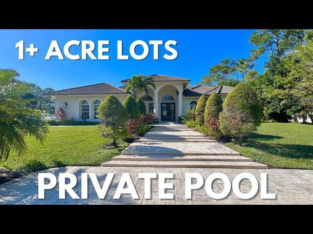 West Palm Beach Florida | 4162 SF | Pool + Guest House | New Construction Model Tour in The Acreage