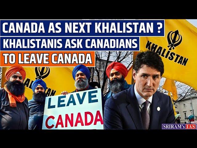 Canada as Next Khalistan ? Explained | SRIRAM's IAS